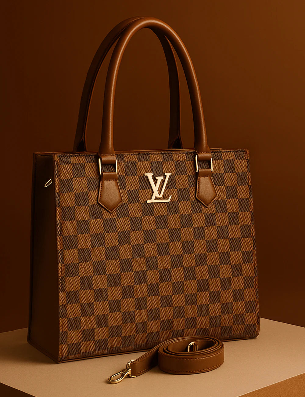 LV Signature Tote Bag Set – Luxury Women’s Handbag Collection