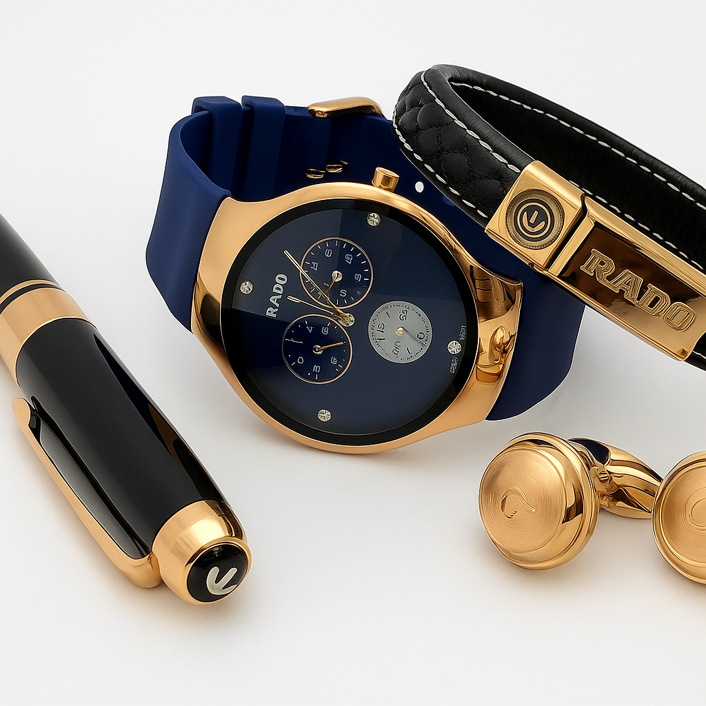 Rado Men’s Luxury Watch – Premium Ceramic & Stainless Steel Timepiece