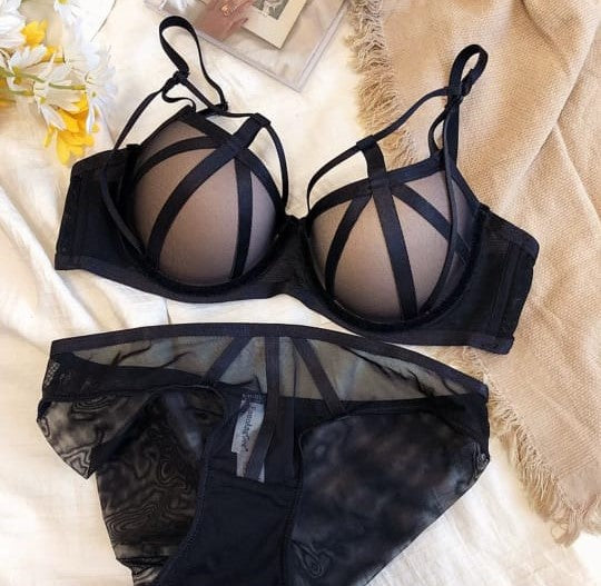 Bridal Bra & Panty Set – Front Open Lingerie for Women