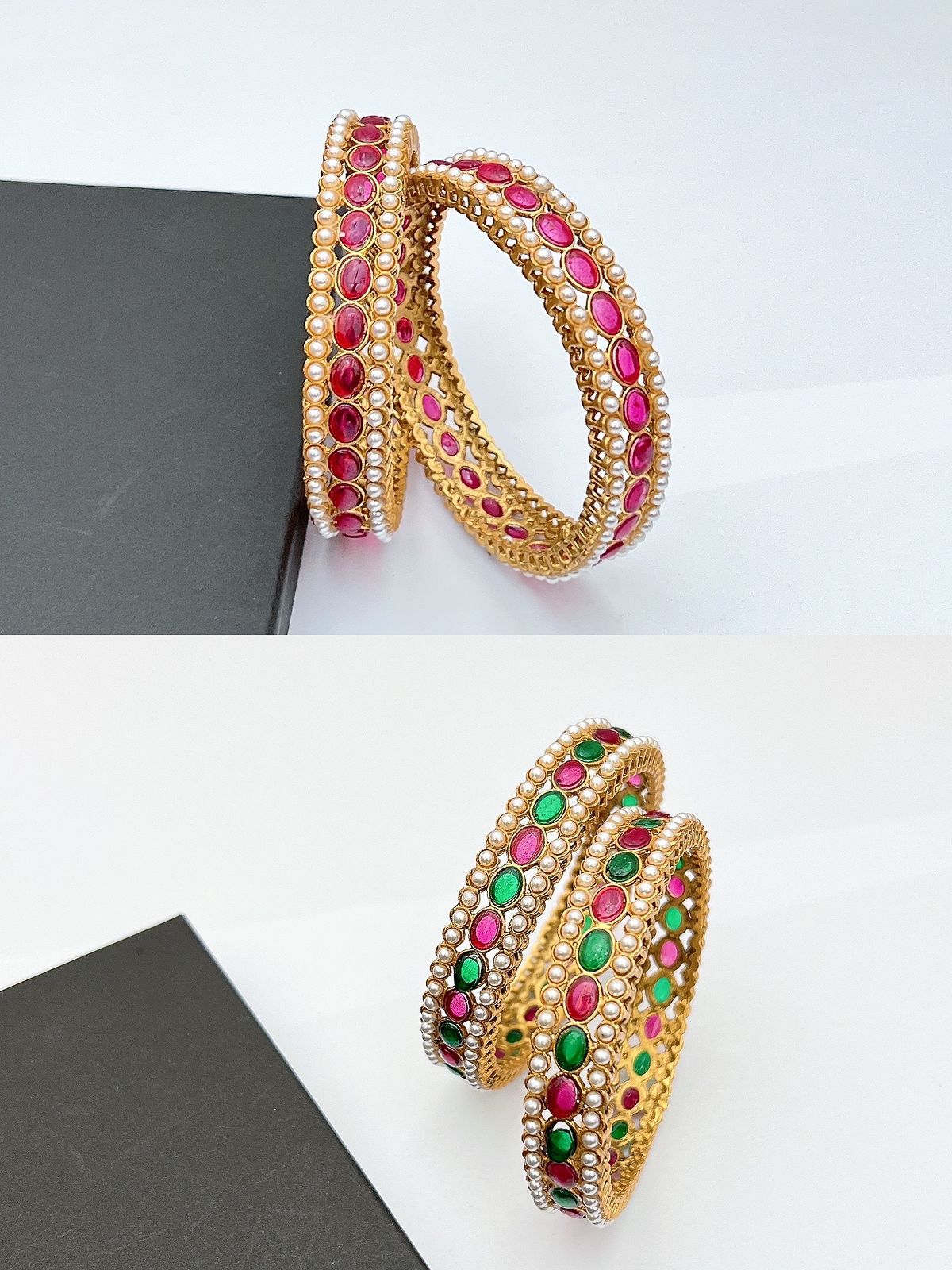 Karah – Traditional Gold Plated Bangle by Al Qayyum Jewellery