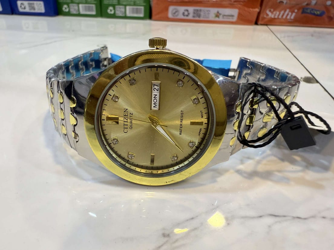 Citizen Men’s Luxury Stainless Steel Watch – Classic Quartz Timepiece