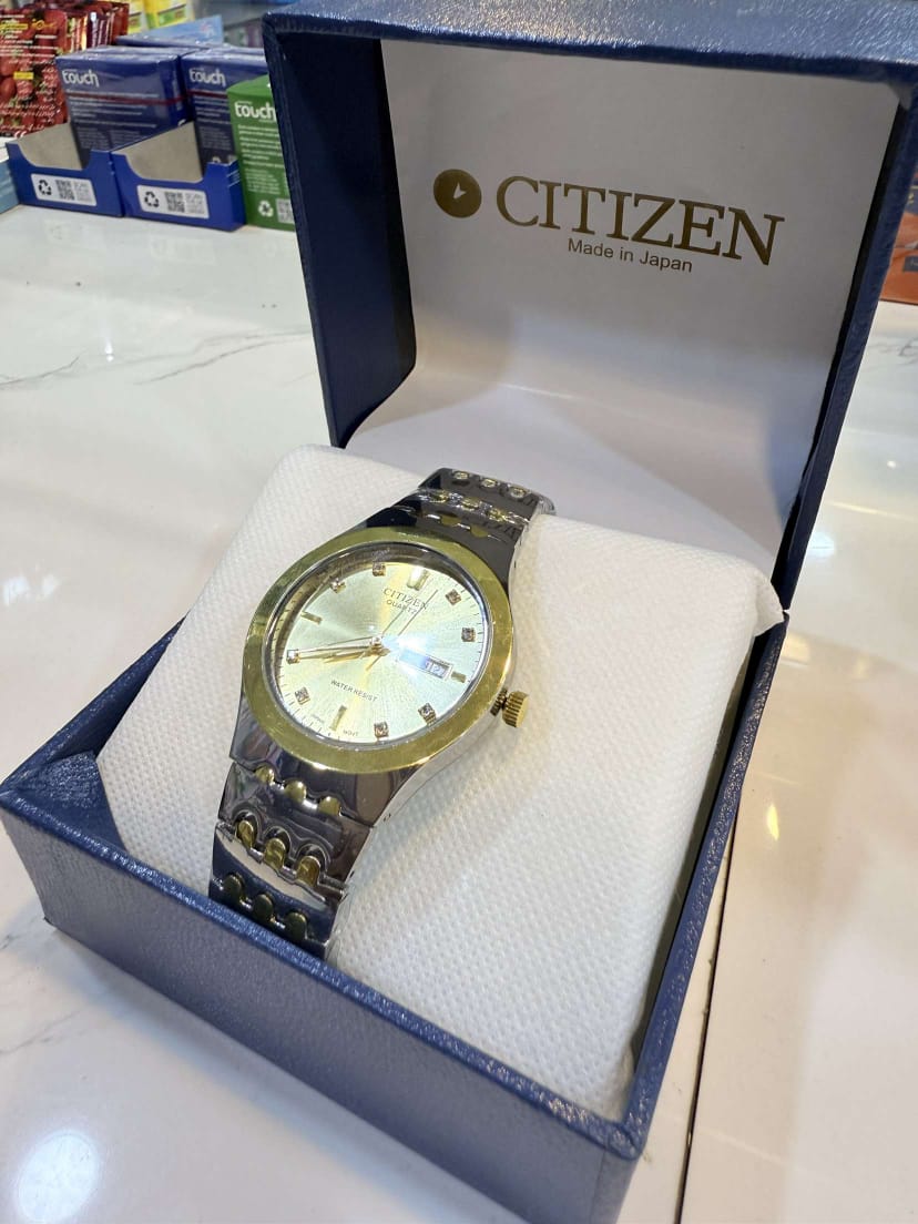 Citizen Men’s Luxury Stainless Steel Watch – Classic Quartz Timepiece