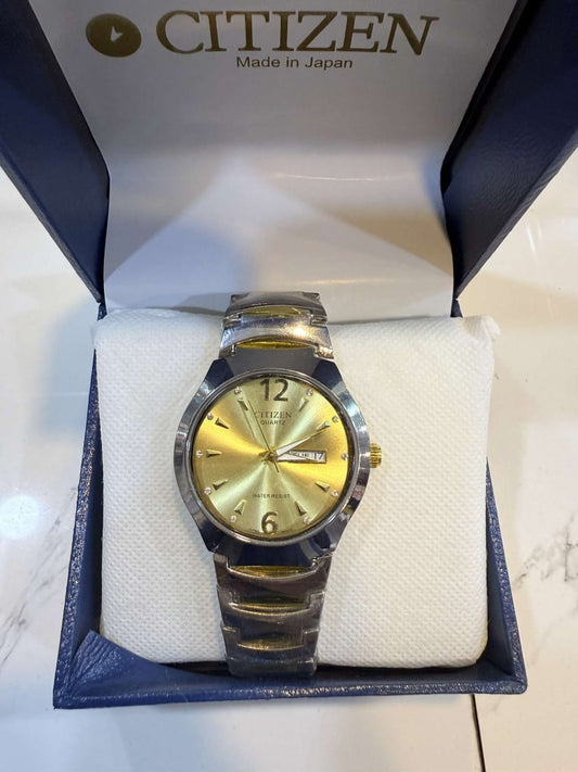 Citizen Men’s Luxury Stainless Steel Watch – Classic Quartz Timepiece