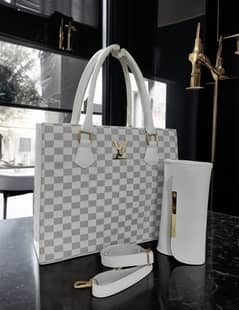 LV Signature Tote Bag Set – Luxury Women’s Handbag Collection
