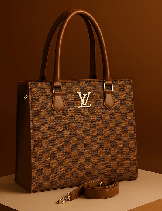 LV Signature Tote Bag Set – Luxury Women’s Handbag Collection