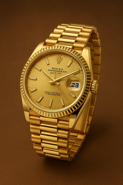 Rolex Men’s Gold Automatic Watch