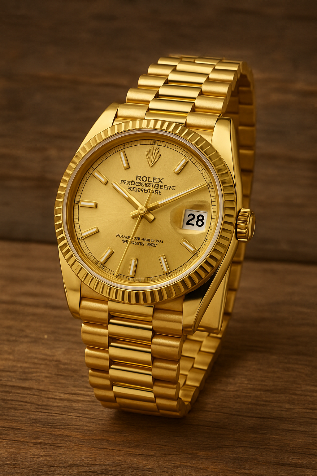 Rolex Men’s Gold Automatic Watch