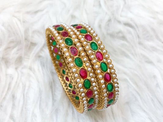 Karah – Traditional Gold Plated Bangle by Al Qayyum Jewellery
