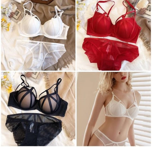 Bridal Bra & Panty Set – Front Open Lingerie for Women