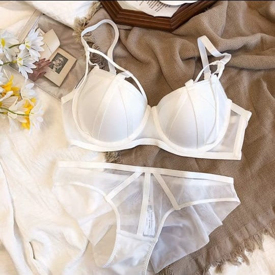 Bridal Bra & Panty Set – Front Open Lingerie for Women