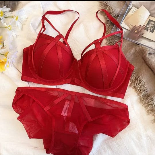 Bridal Bra & Panty Set – Front Open Lingerie for Women