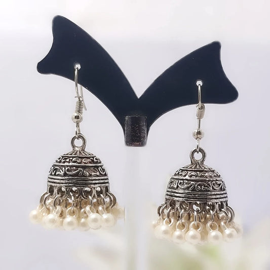 Traditional Handmade Jumka Earrings – Elegant Ethnic Jewelry