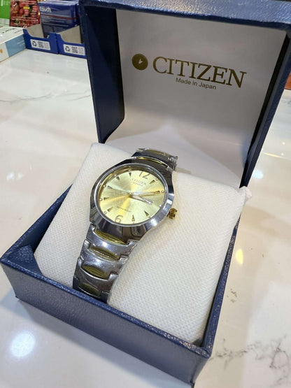 Citizen Men’s Luxury Stainless Steel Watch – Classic Quartz Timepiece