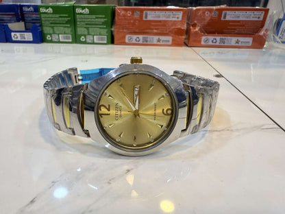 Citizen Men’s Luxury Stainless Steel Watch – Classic Quartz Timepiece