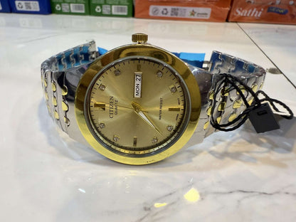 Citizen Men’s Luxury Stainless Steel Watch – Classic Quartz Timepiece