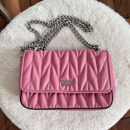 Victoria’s Secret Chevron Quilt Small Bond Street Shoulder Bag